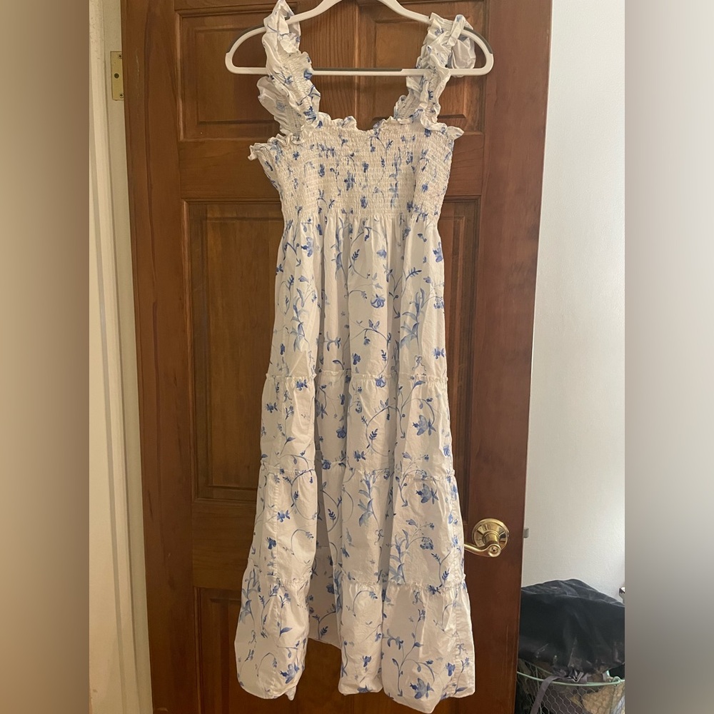 HHH blue botanical Ellie medium no pockets play condition w/lots of life left.